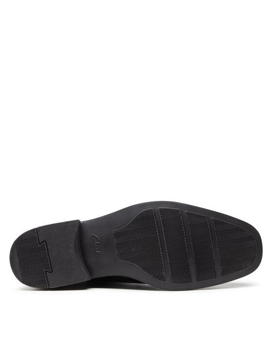 Clarks Clarks Pusbačiai Tilden Plain 261103507 Juoda