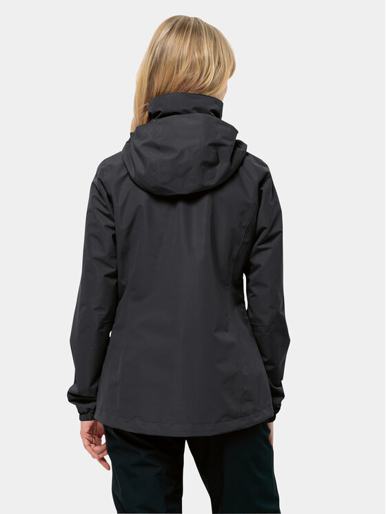 Jack Wolfskin Jack Wolfskin Větrovka Stormy Point 1111202 Černá Regular Fit