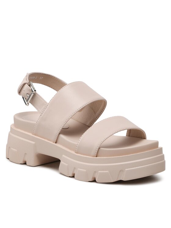 DeeZee DeeZee Sandały WS87666-3 Beżowy