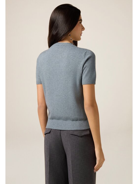 Oltre Oltre Cardigan M266J005524N013 Grigio Regular Fit