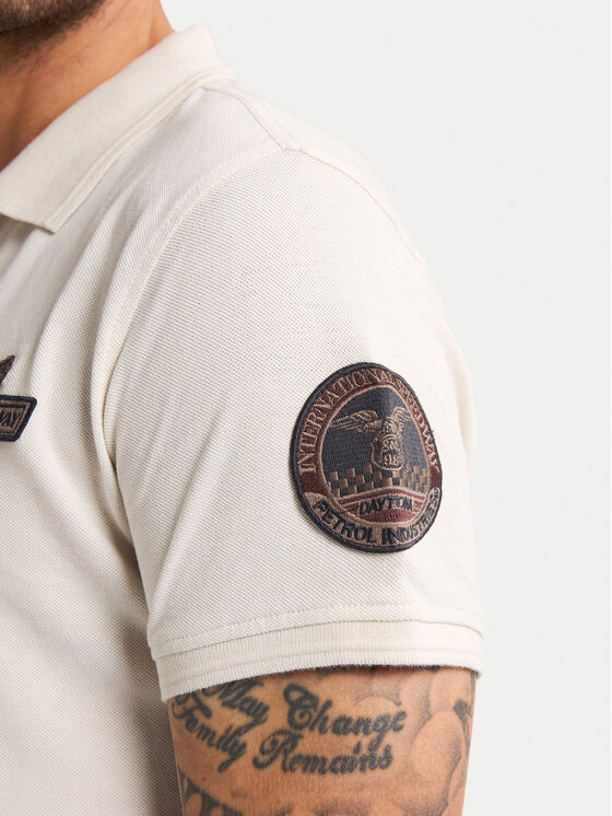 Petrol Industries Petrol Industries Poloshirt M-1050-POL946 Écru Regular Fit