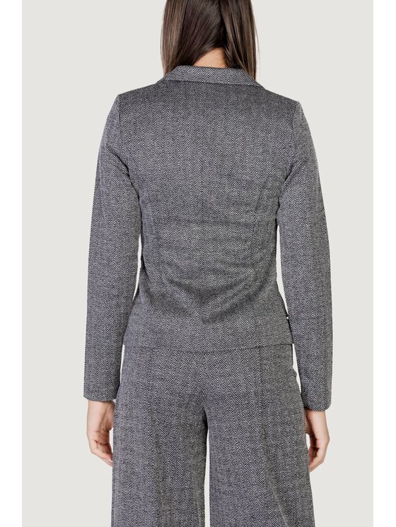 ICHI ICHI Σακάκι IHKATE JACQUARD BL4 Μαύρο Blazer Fit