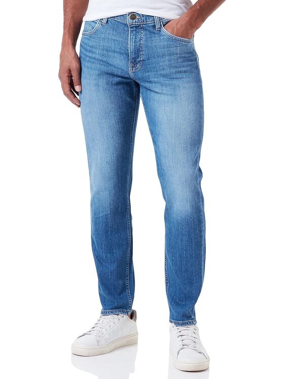 Lee Lee Jeansy AUSTIN Niebieski Straight Fit