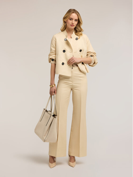 Motivi Motivi Giacca di transizione R064Q001145N011 Crema Over Fit