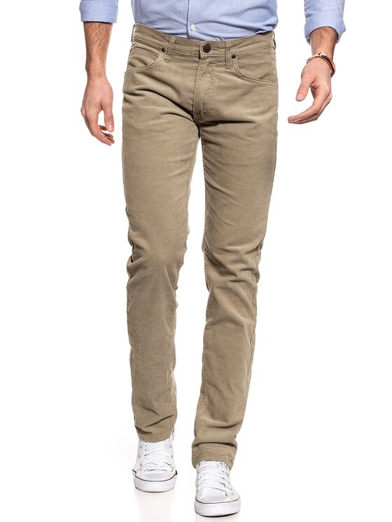Lee Lee Pantaloni di tessuto DAREN ZIP FLY Beige Straight Fit