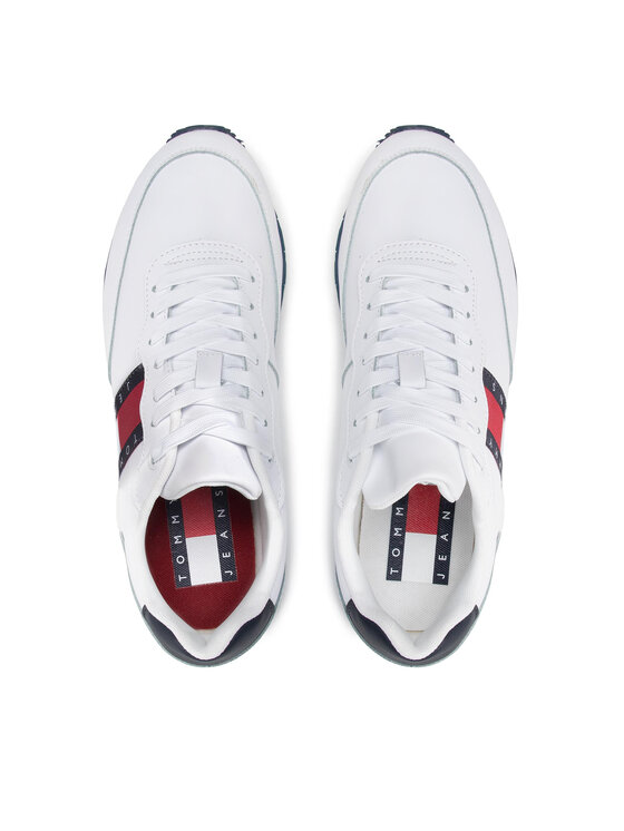 Tommy Jeans Tommy Jeans Sneakers Leather Runner EM0EM00898 Bianco