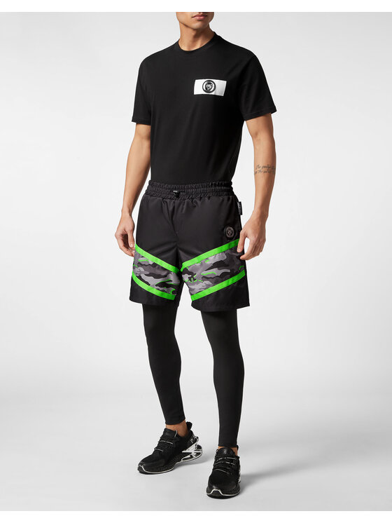 Plein Sport Plein Sport Legginsy 2839 Czarny Active Fit