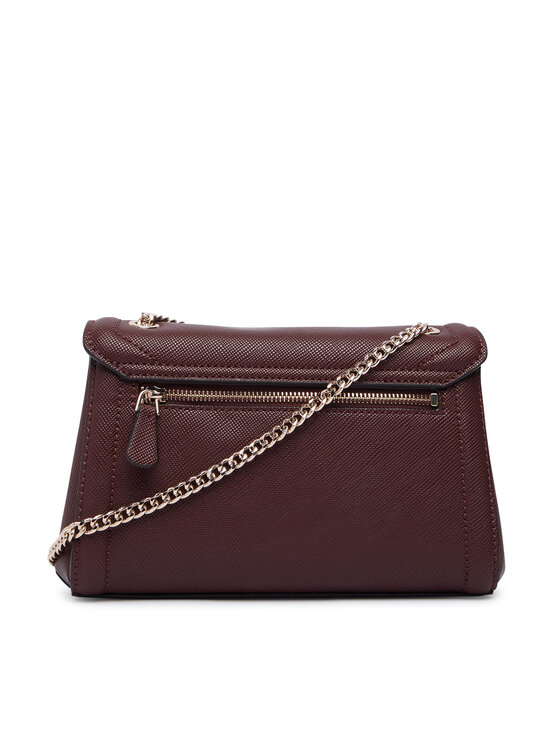 Guess Guess Дамска чанта Noelle II HWZG96 72210 Бордо