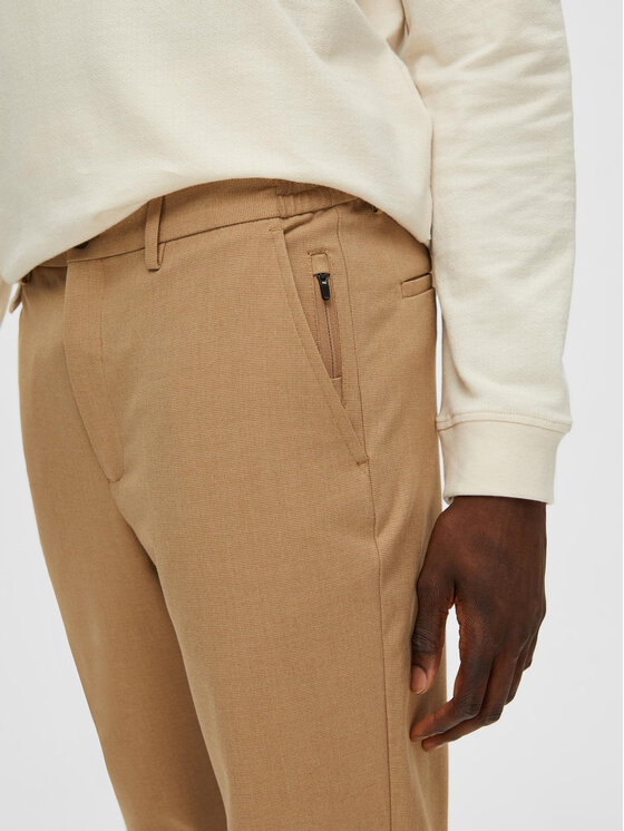 Selected Homme Selected Homme Hlače 16085270 Smeđa Slim Fit