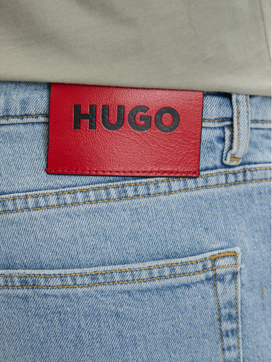 HUGO HUGO Traperice 50556047 Svijetlo plava Extra Slim Fit