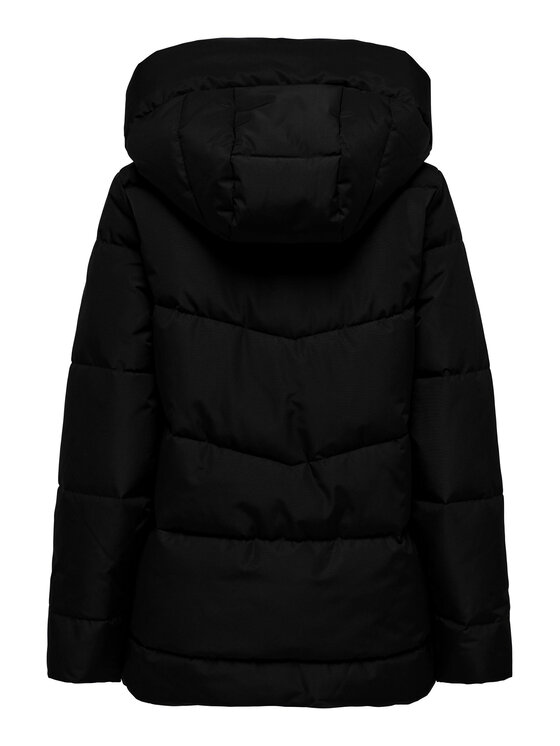 JDY JDY Žieminė striukė 15300563 Juoda Regular Fit