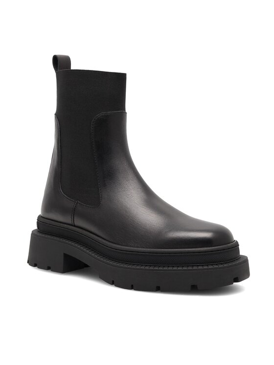 GINO ROSSI Gino Rossi Polokozačky 222FW104 Černá