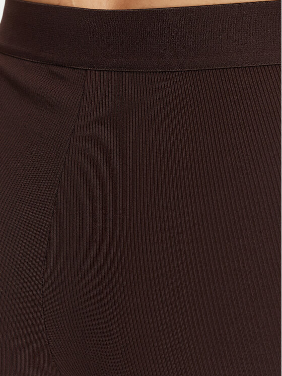 Guess Guess Legíny V6YB23 K4666 Tmavě hnědá Slim Fit