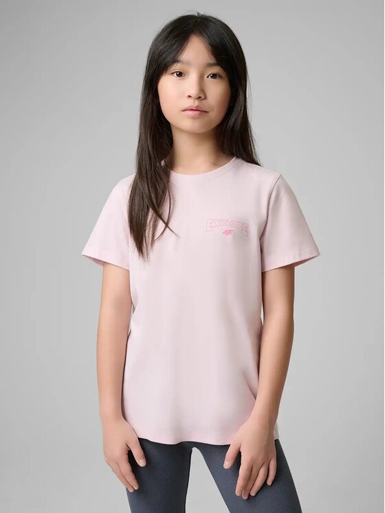 4F 4F T-Shirt 4FJWSS26TTSHF2886 Różowy jasny Active Fit