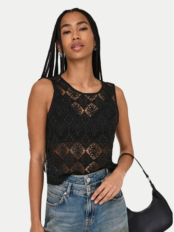 JDY JDY Τοπ Eva 15351499 Μαύρο Regular Fit