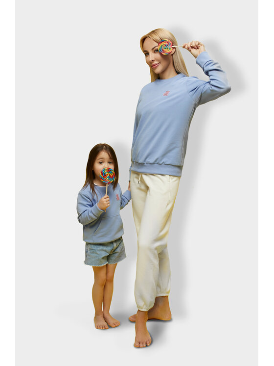 MANDRAGORA MANDRAGORA Bluza unicorn Niebieski Regular Fit