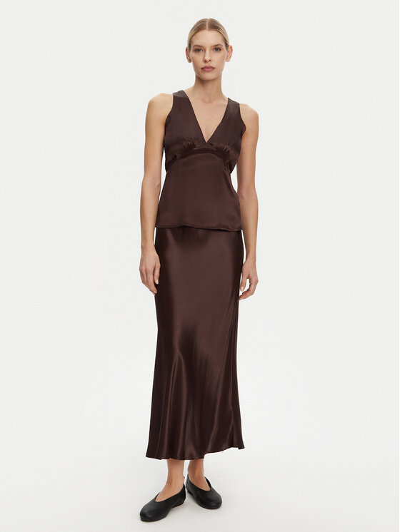 2NDDAY 2NDDAY Bluzka Valenci 2252137287 Brązowy Regular Fit