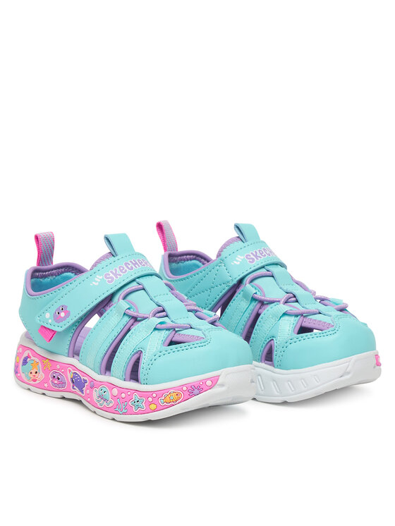 Skechers Skechers Szandál Play Scene Splash - Cute Crew 303162N/TQLV Kék