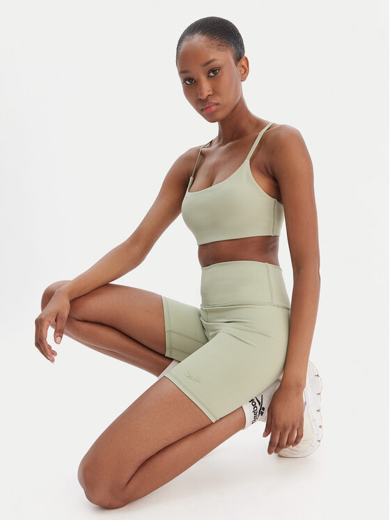 Reebok Reebok Спортни шорти Reebok x Ewa Chodakowska Basia RK25618CCW Зелен Slim Fit