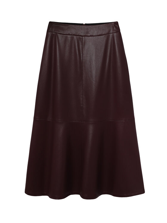TATUUM TATUUM Spódnica midi MANTI Czerwony Flare Fit