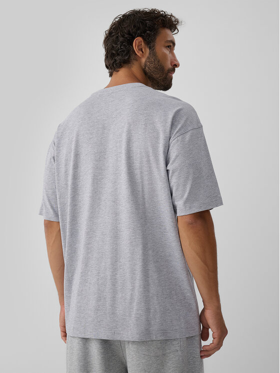 4F 4F T-Shirt COMMERCIAL Szary jasny Loose Fit