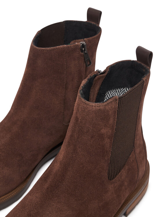 Tommy Hilfiger Tommy Hilfiger Saapad Cleated Hilifger Suede Boot FM0FM05961 Pruun