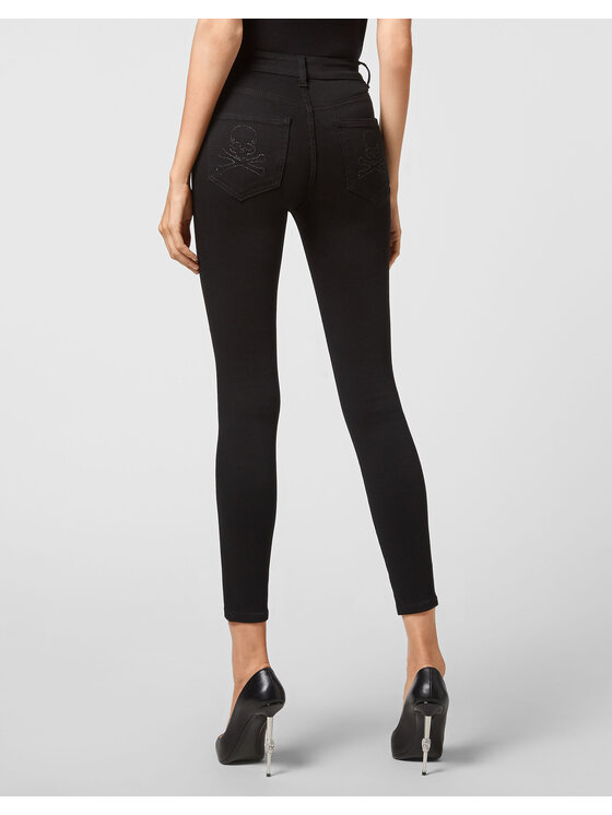 PHILIPP PLEIN PHILIPP PLEIN Jeansy 4437 Czarny Comfort Fit