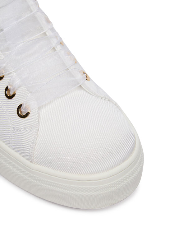 Elisabetta Franchi Elisabetta Franchi Sneakers aus Stoff F4A9-E0530-1256139 Weiß