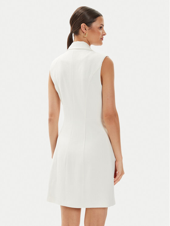 Guess Guess Coctailkleid W4YK25 KBJP2 Écru Regular Fit