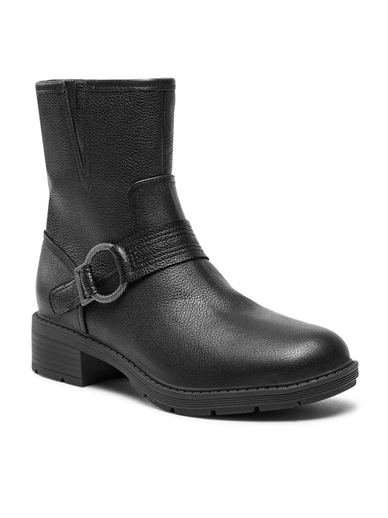 Clarks Clarks Μποτάκια Hearth Cross 261742344 Μαύρο