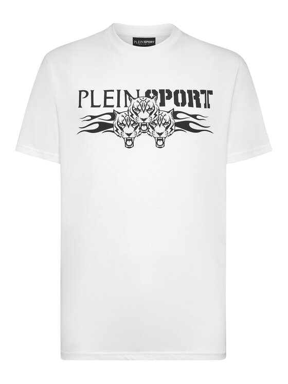 Plein Sport Plein Sport Tričko 1059 Biela Regular Fit