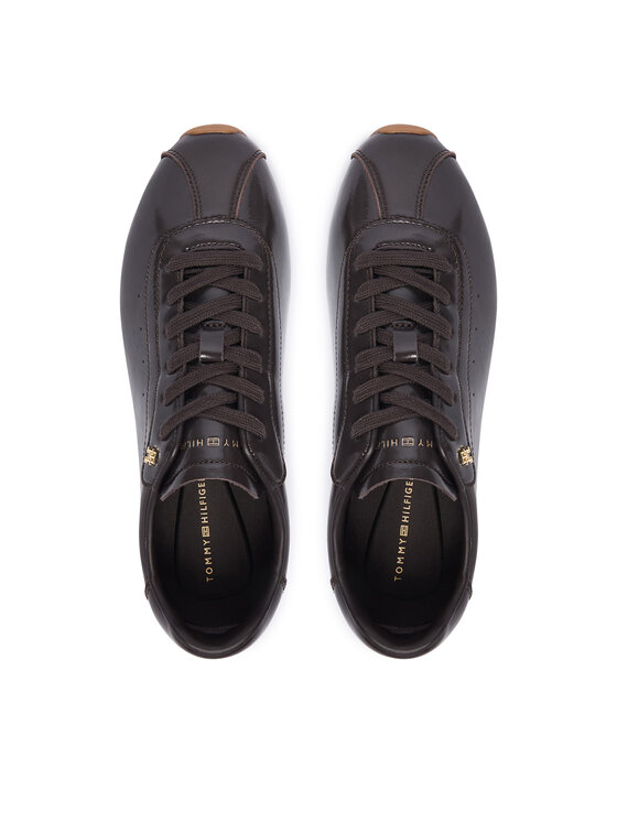 Tommy Hilfiger Tommy Hilfiger Tossud Bella Sneaker Leather FW0FW09495 Pruun