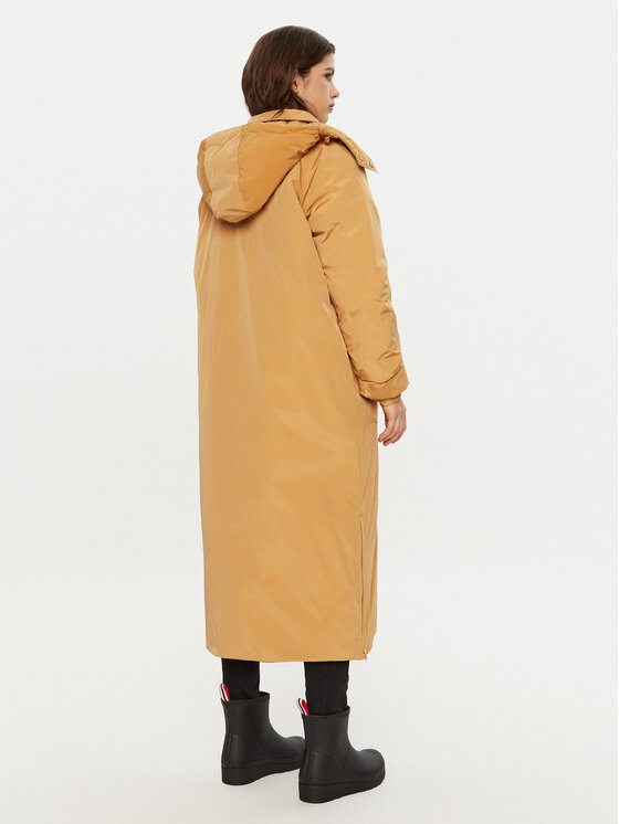 Hunter Hunter Kabát pro přechodné období HARW0014242 Hnědá Regular Fit
