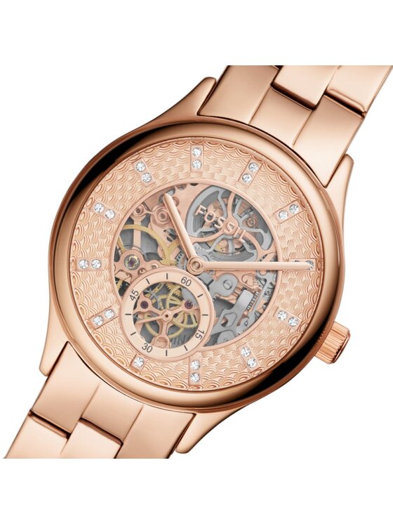 Fossil Fossil Zegarek BQ3651 Różowe złoto