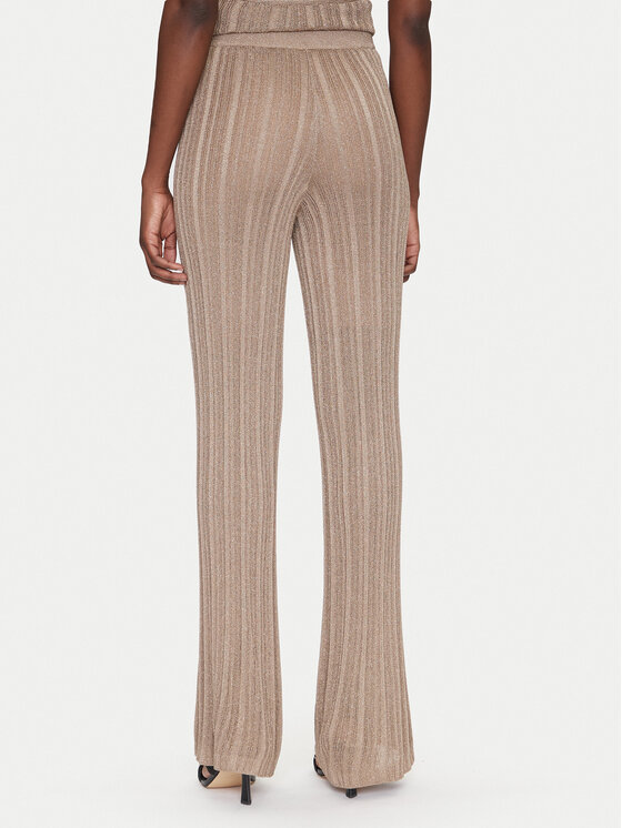 Marciano Guess Marciano Guess Bavlnené nohavice 5GGB32 5811Z Béžová Regular Fit