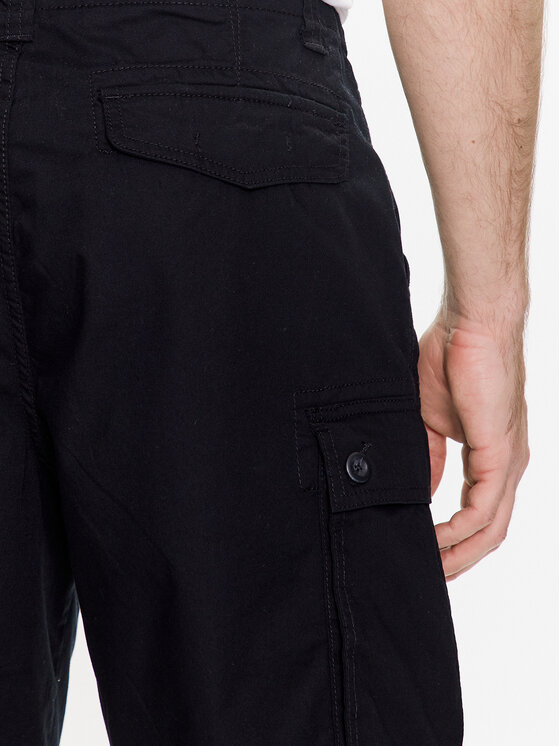 United Colors Of Benetton United Colors Of Benetton Σορτς υφασμάτινο 4LN5U9006 Μαύρο Regular Fit