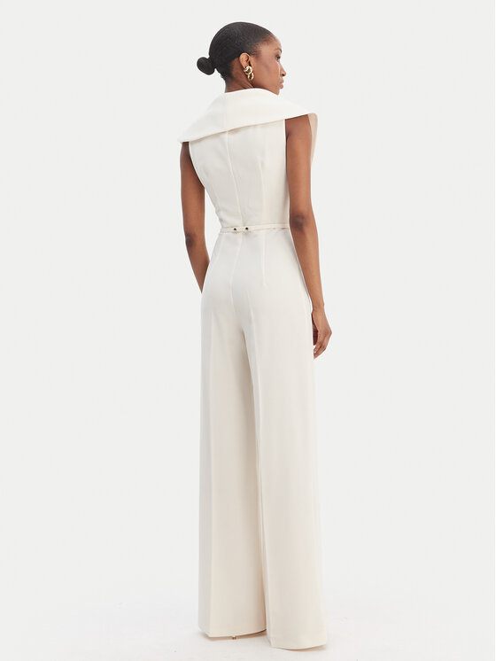 Simona Corsellini Simona Corsellini Jumpsuit P26CPTU00701 Écru Regular Fit