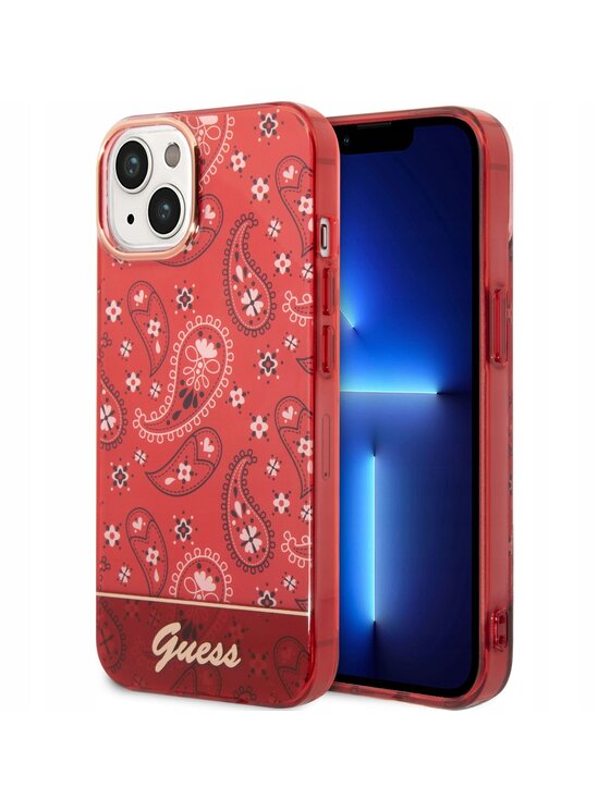 Guess Guess Etui na telefon Bandana Czerwony