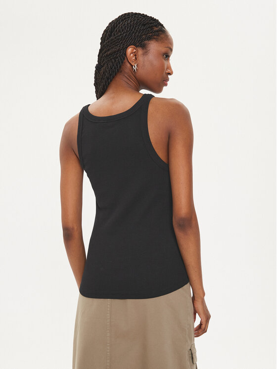 Gestuz Gestuz Top Drew 10909027 Czarny Slim Fit
