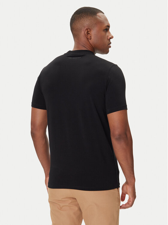 KARL LAGERFELD KARL LAGERFELD T-shirt 755050 554221 Crna Regular Fit