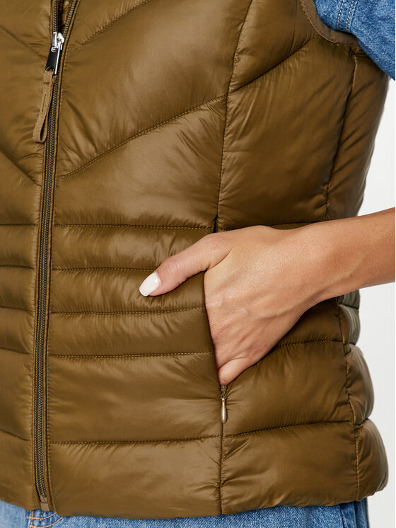 Vero Moda Vero Moda Bezrękawnik Sorayasiv 10289449 Brązowy Regular Fit