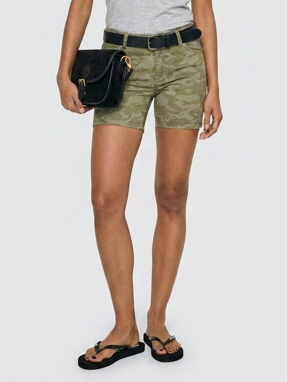 BIG STAR BIG STAR Szorty jeansowe ARLA Khaki Basic Fit