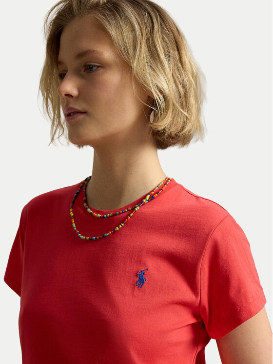 Polo Ralph Lauren Polo Ralph Lauren Póló 211B14605021 Világosvörös Classic Fit