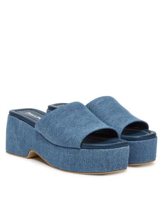 Pollini Pollini Klapki SA28248I0MTQ0707 Niebieski