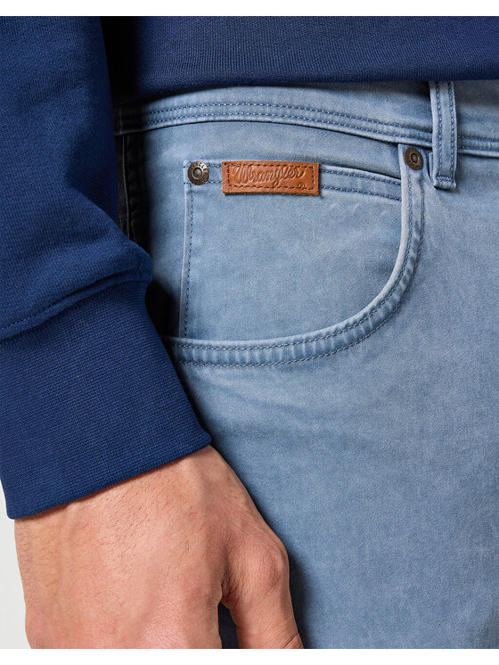 Wrangler Wrangler Pantaloni di tessuto TEXAS SLIM Blu Slim Fit