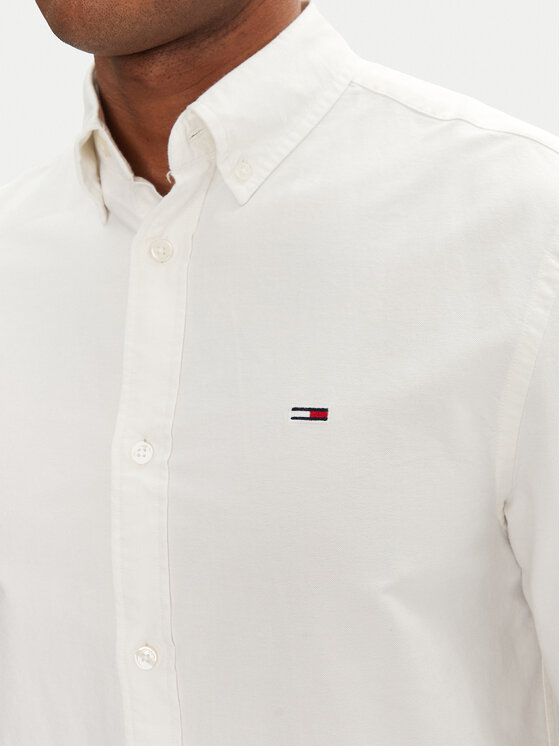 Tommy Jeans Tommy Jeans Krekls DM0DM21298 Balts Regular Fit