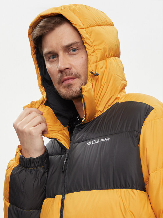 Columbia Columbia Kurtka zimowa Pike Lake™ II Hooded Jacket Żółty Regular Fit