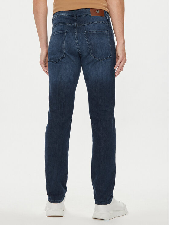 BOSS Boss Jeans hlače Delaware3-1 50513620 Modra Slim Fit