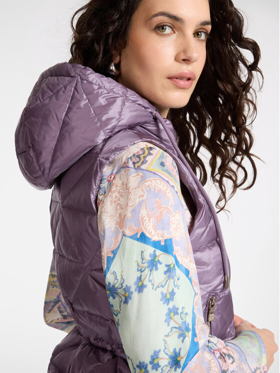Elena Mirò Elena Mirò Giubbotto piumino F806P000192N0F9 Viola Slim Fit