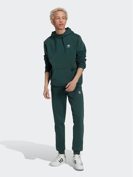 Adidas hoodie green trefoil clearance
